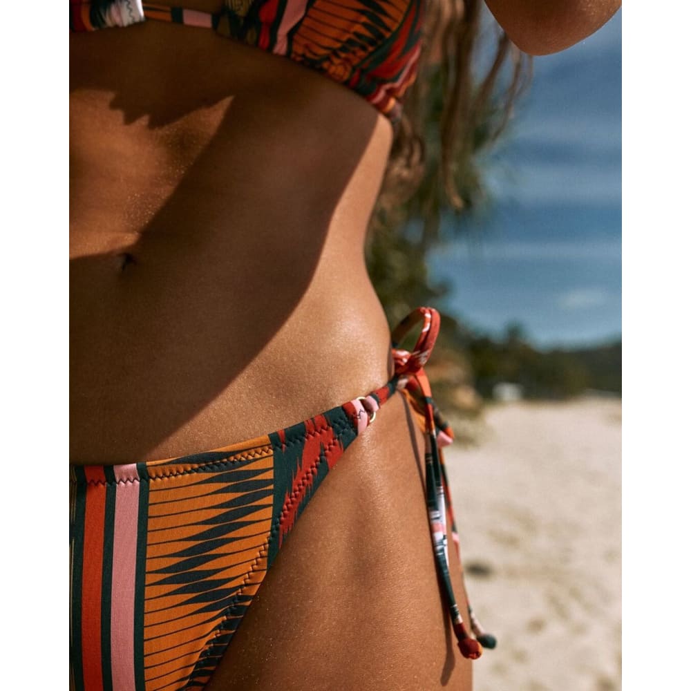 Polka Dot Tie Side Triangle Bikini Swimsuits - On sale