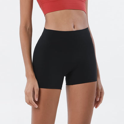 Running Short Yoga Pants Slim Workout Tight Shorts - Black / S On sale