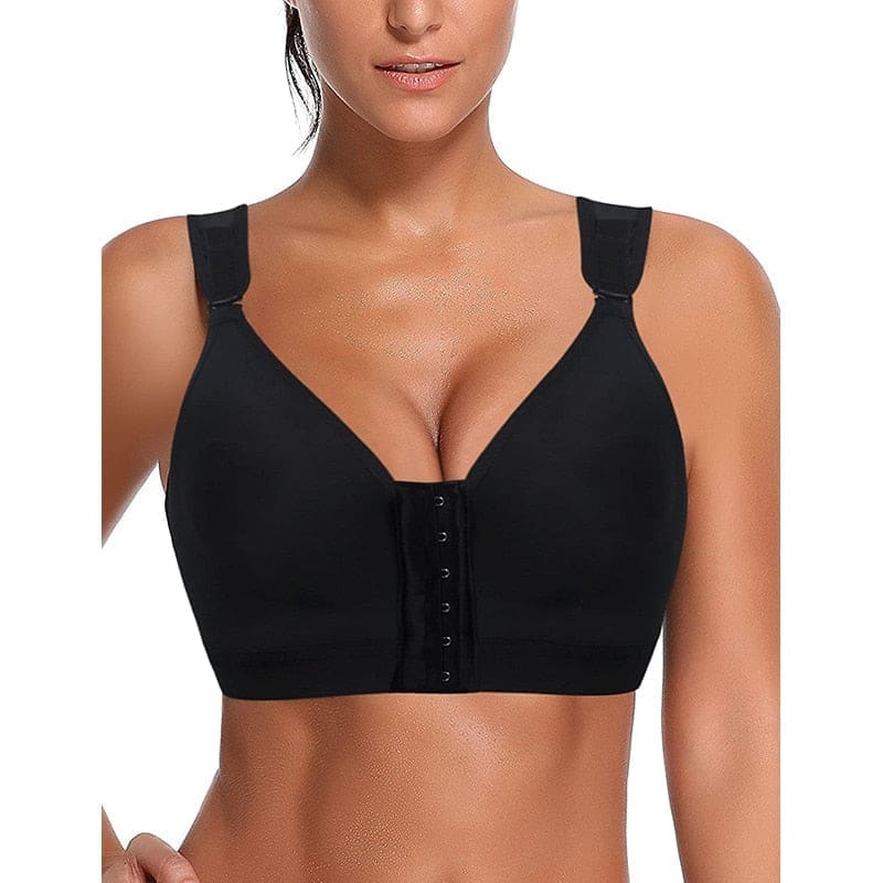 Seamless Push Up Bra Front Closure Adjustable Sports - On sale