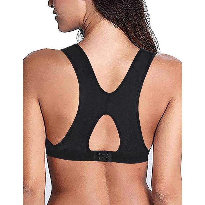 Seamless Push Up Bra Front Closure Adjustable Sports - On sale