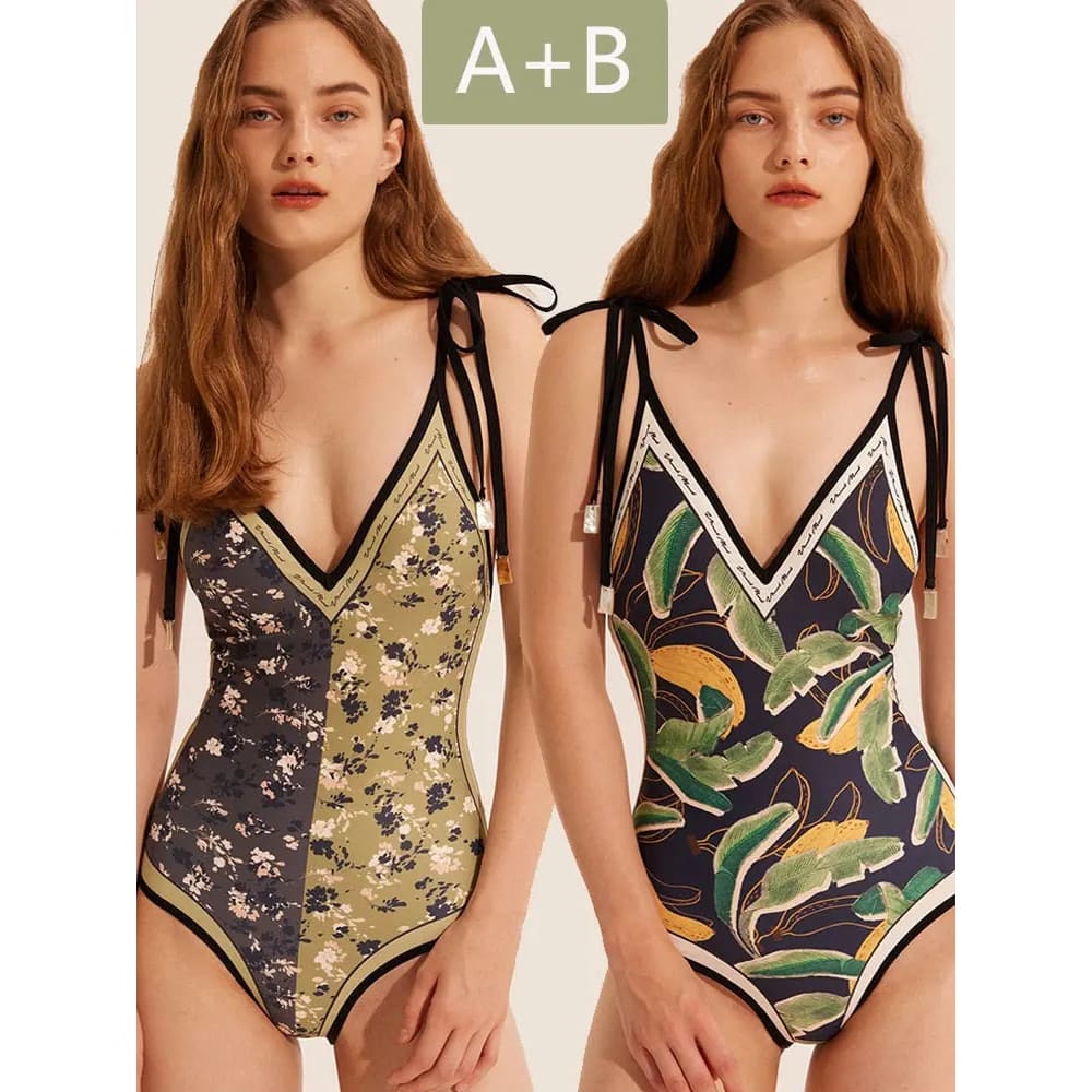 Sexy reversible Swimwear High Cut One Piece Swimsuit - 54g / S / China On sale