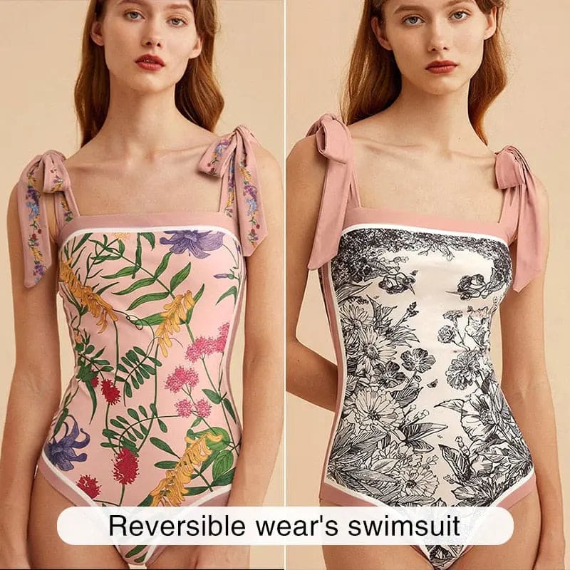 Sexy reversible Swimwear High Cut One Piece Swimsuit - pk1 / S / China On sale