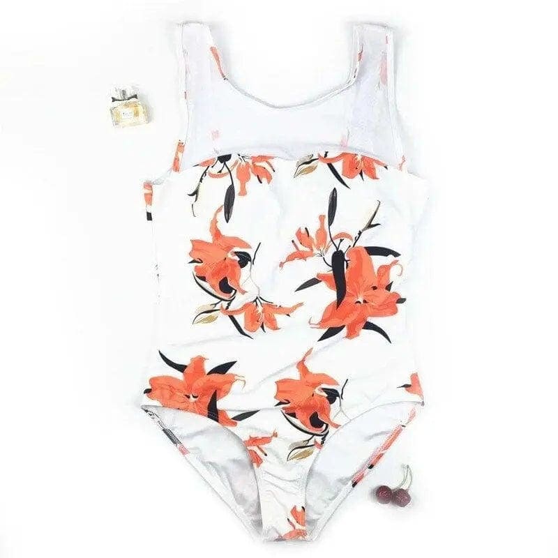 Solid Mesh Strappy Back Scoop Neck One Piece Swimsuit - On sale