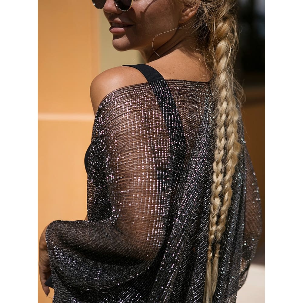 Tassel Cover-ups Women Kimono Transparent Tunics - On sale