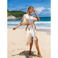 Tassel Cover-ups Women Kimono Transparent Tunics - X22OW0002-200 / One Size On sale