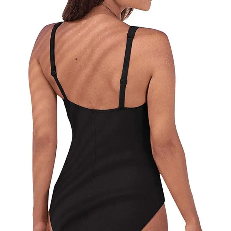 Tummy Control Swimsuit One Piece Ruched Monokini - On sale