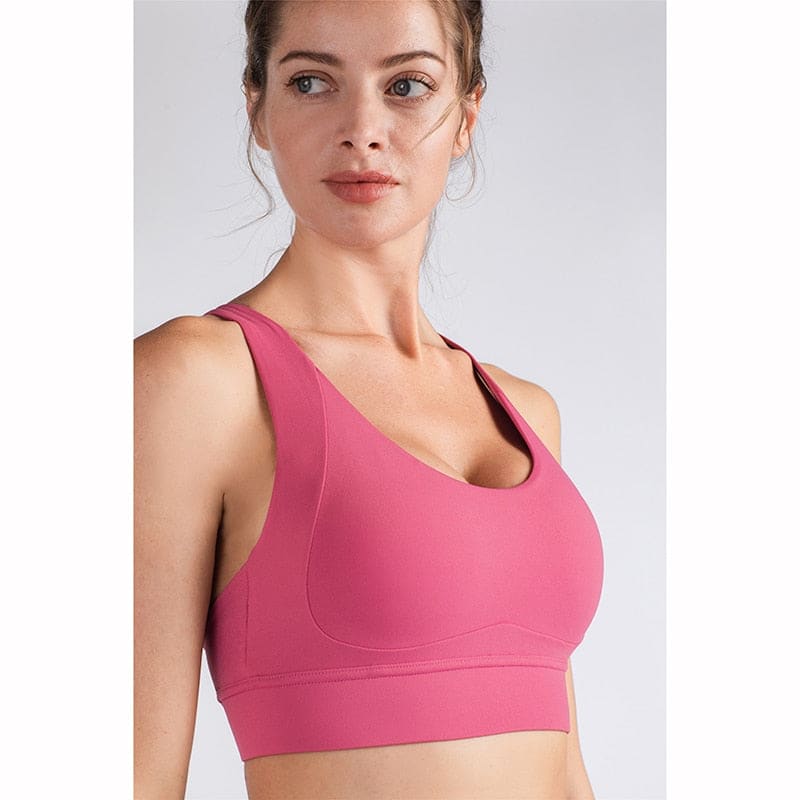 Womens Push Up Padded Bra Breathable Quick Dry Running - On sale